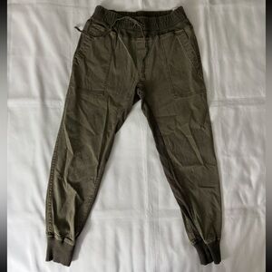 Standard James Perse Mixed Media Olive Green Joggers